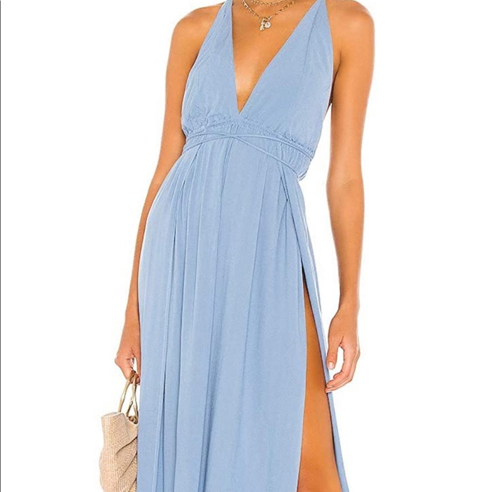 Women’s blue dress